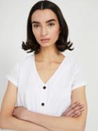 Frank + Oak Short-sleeved Peplum Blouse - Bright White