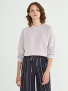 Frank + Oak The Gym Fleece Crewneck Sweatshirt In Vintage Wash Purple