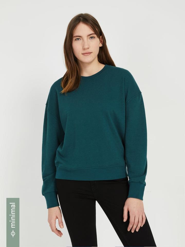 Frank + Oak The Drop-shoulder Gym Fleece Sweatshirt - Washed Pine