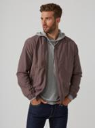 Frank + Oak Kingston Nylon Bomber In Sparrow