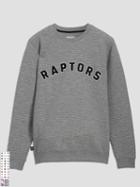 Frank + Oak Toronto Raptors Ottoman-knit Crewneck In Grey