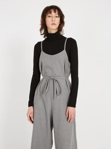 Frank + Oak Flannel Jumpsuit - Grey