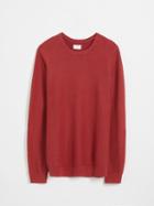 Frank + Oak Linen-cotton Stonewash Sweater - Pomegranate