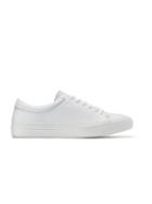 Frank + Oak Park Leather Low-top Sneakers In White