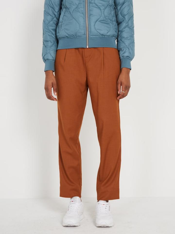 Frank + Oak Belted Pleated Pants - Ginger