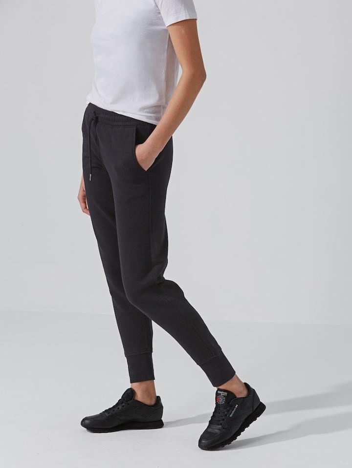 Frank + Oak Pull-on Fleece Jogger In True Black