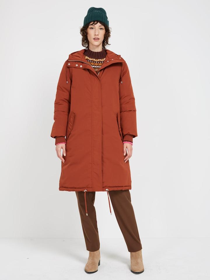 Frank + Oak The Alpine Fishtail Parka With Recycled 3m Thinsulate - Brick