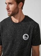 Frank + Oak Golden State Warriors Flecked Drop-shoulder T-shirt