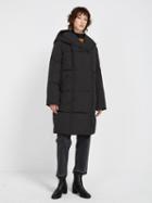 Frank + Oak The Hygge Oversized Cocoon Coat With Recycled 3m Thinsulate - Black