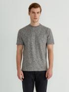 Frank + Oak Crewneck Pocket T-shirt In Mixed Grey