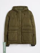 Frank + Oak The Explorer Winter Puffer Jacket With Recycled 3m Thinsulate - Dark Olive
