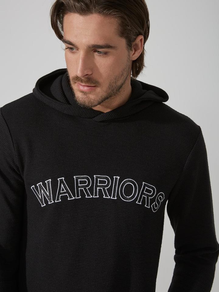 Frank + Oak Golden State Warriors Waffle-knit Pullover Hoodie