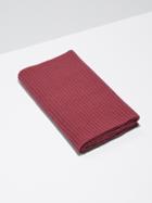 Frank + Oak Chunky Ribbed Wool Scarf In Fushia