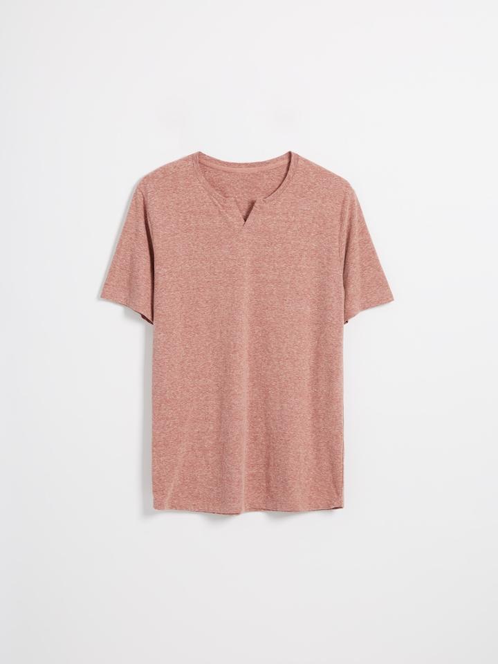 Frank + Oak Loose Fit Moroccan T-shirt In Red