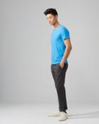 Frank + Oak Made In Canada T-shirt In Bright Blue