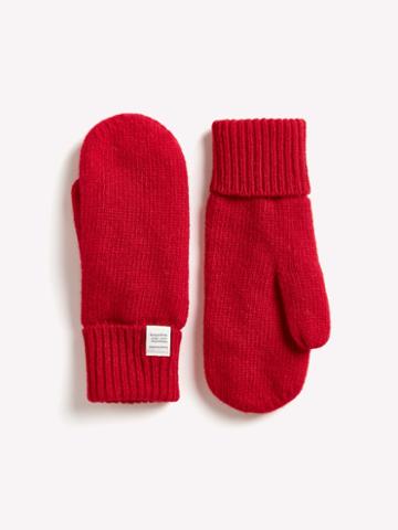 Frank + Oak Sweater Mitts - Red