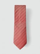 Frank + Oak Cotton-silk Tie In Brick Red
