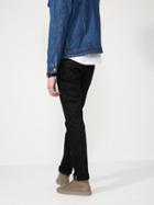 Frank + Oak The Cooper Slim-straight Selvedge Denim In Jet Black