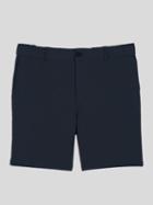 Frank + Oak Woven Stretch Twill Jogger Shorts In Navy Blazer