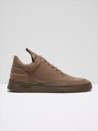 Frank + Oak Filling Pieces Low Top Perforated In Brown