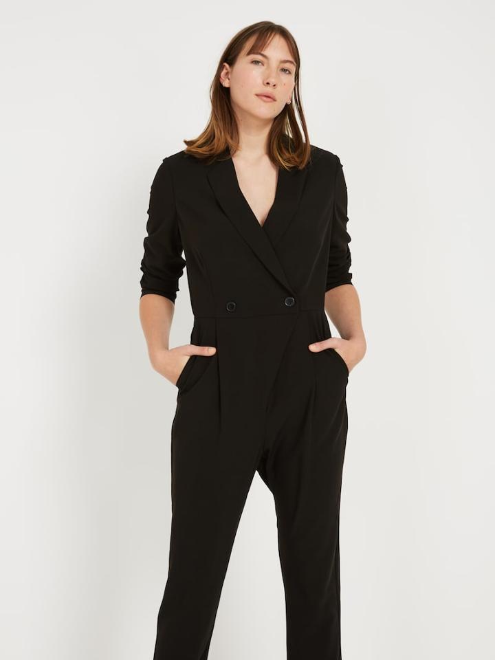 Frank + Oak Blazer Jumpsuit - Black