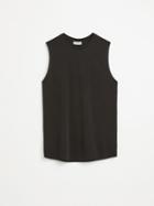 Frank + Oak Modal Tank Top In Black