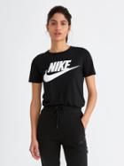 Frank + Oak Nike Sportswear Essential T-shirt In Black