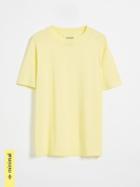 Frank + Oak Atelier Collection: Boxy Cotton Tee In Yellow