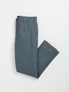 Frank + Oak Cotton-stretch Tapered Trousers - Blue Grey