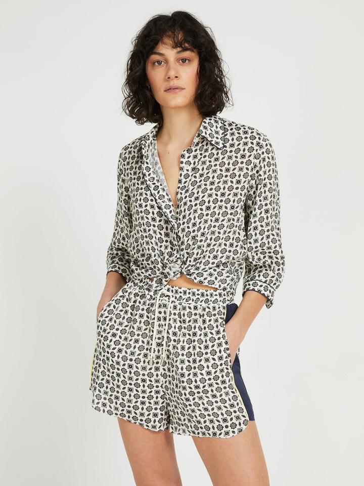 Frank + Oak Atelier Collection: Viscose-silk Blouse
