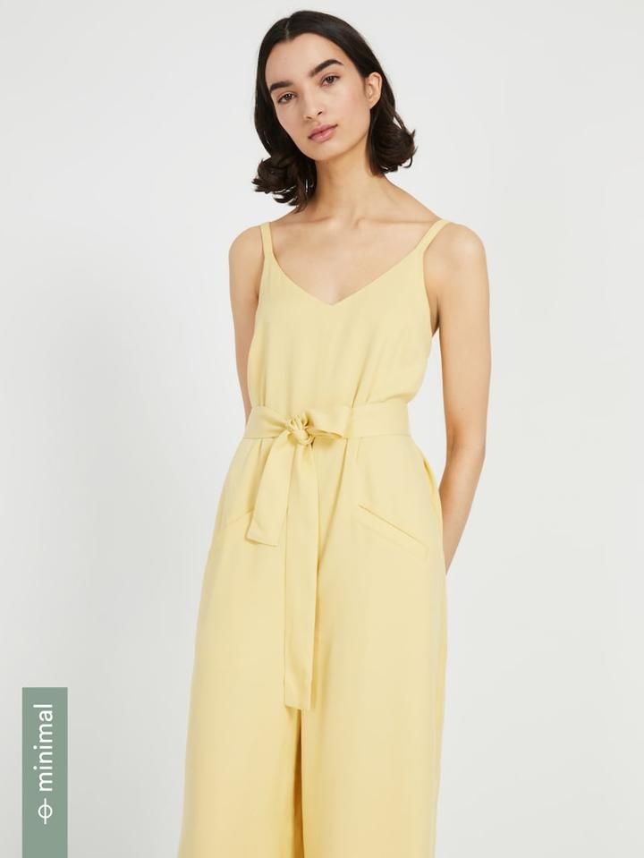 Frank + Oak Textured Tencel Jumpsuit - Sunlight