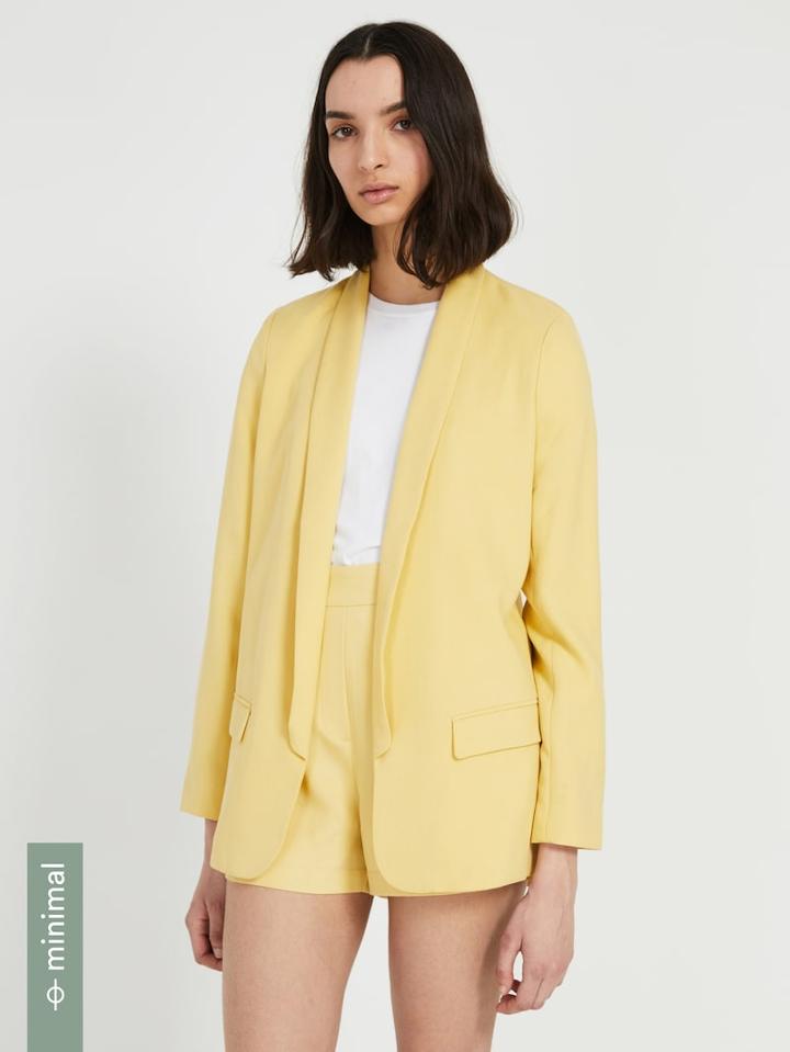 Frank + Oak Textured Tencel Blazer - Sunlight