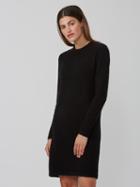 Frank + Oak Boucle Sweater-dress In True Black