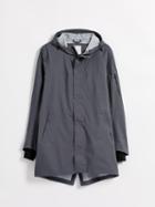 Frank + Oak Waterproof Triple Torrent Raincoat In Dark Grey