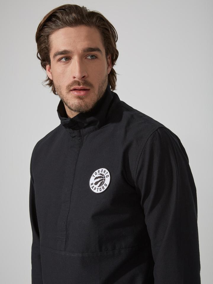 Frank + Oak Toronto Raptors Extended Body Mockneck Oxford Popover