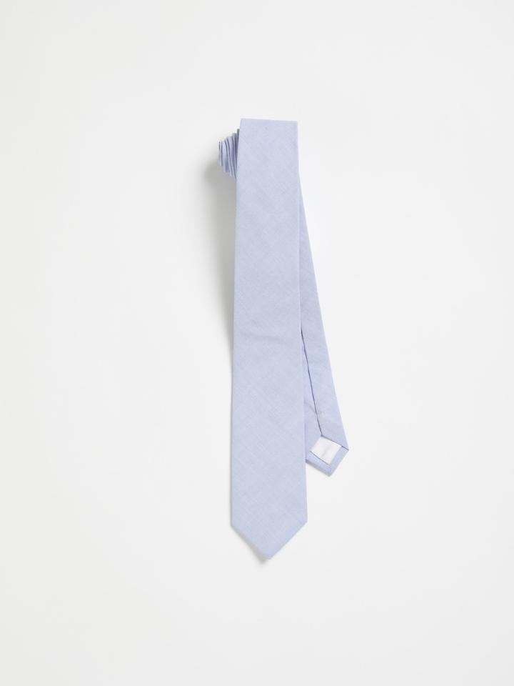 Frank + Oak Slim Cotton-tencel Tie - Lavender