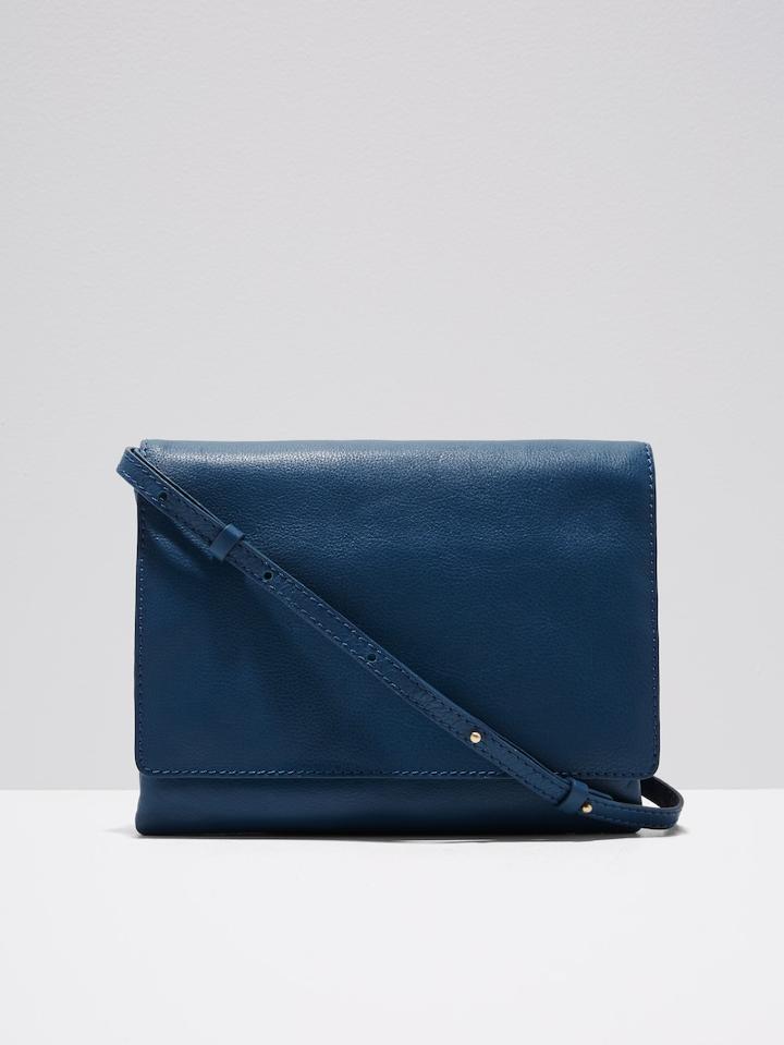 Frank + Oak The Piazza Crossbody Satchel In Indigo