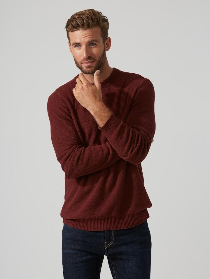 Frank + Oak The Airy Crewneck Sweater In Andorra