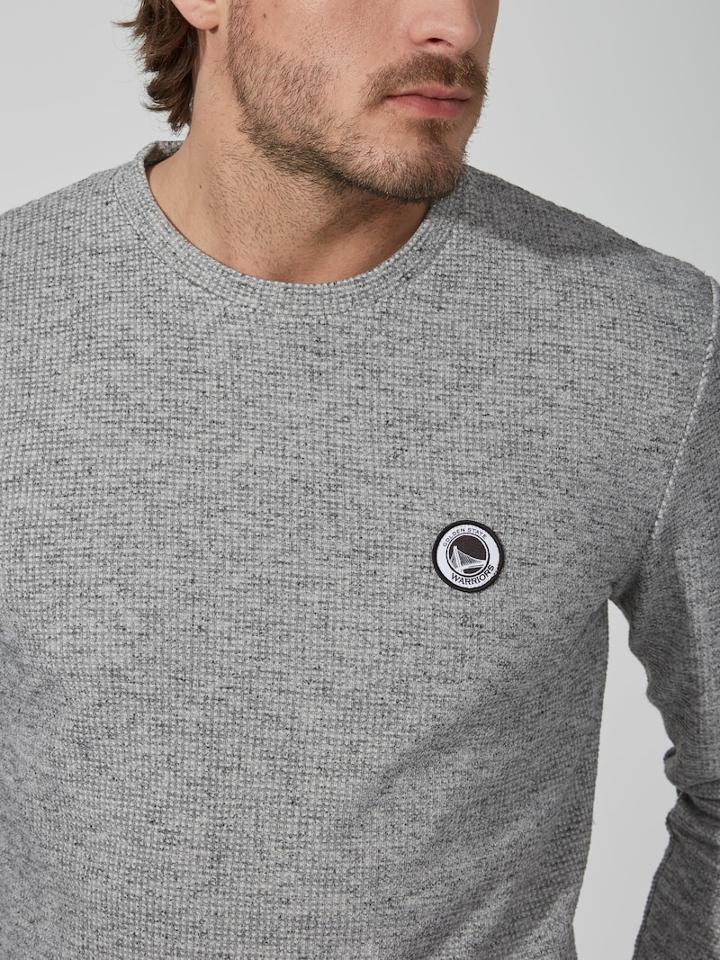 Frank + Oak Golden State Warriors Waffle-knit Crewneck