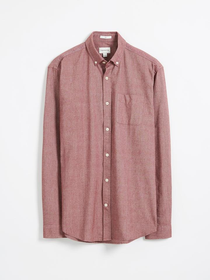 Frank + Oak The Jasper Oxford Shirt - Madder Brown