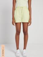 Frank + Oak La Coupe: Baggy High-waisted Short In Pastel Green