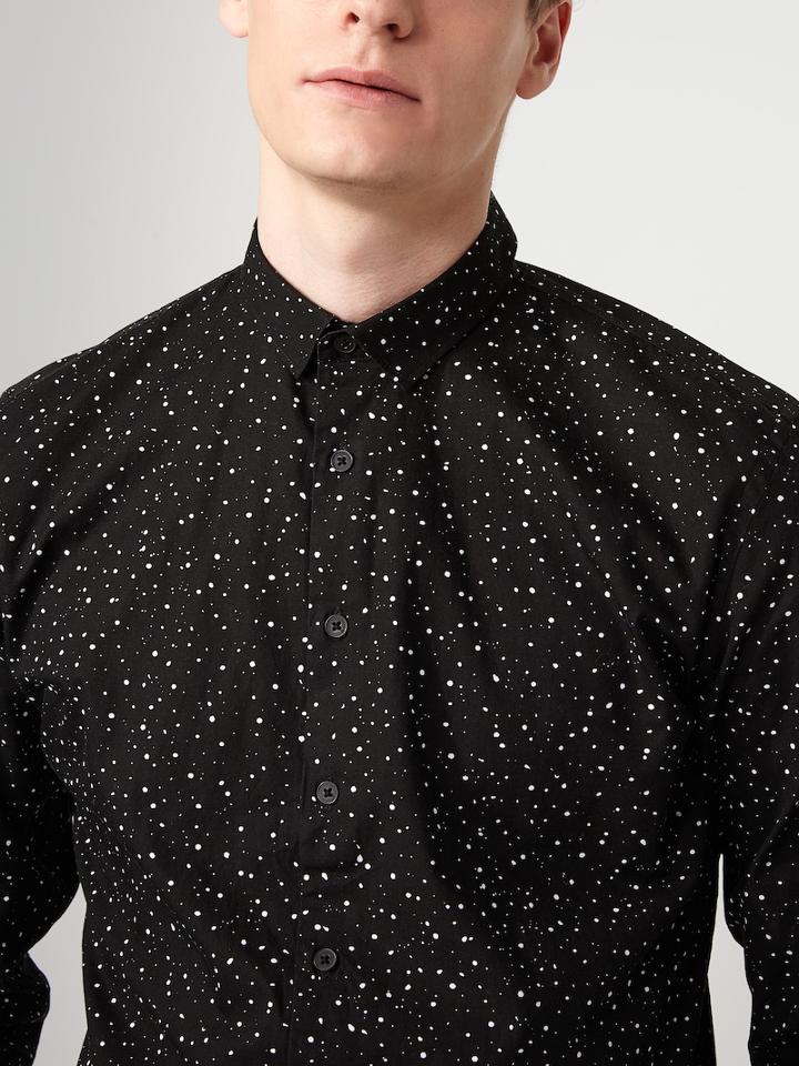 Frank + Oak Splatter Print Poplin-cotton Shirt
