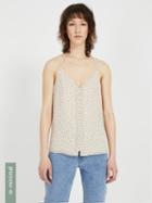 Frank + Oak Printed Button Down Chiffon Cami - Sand