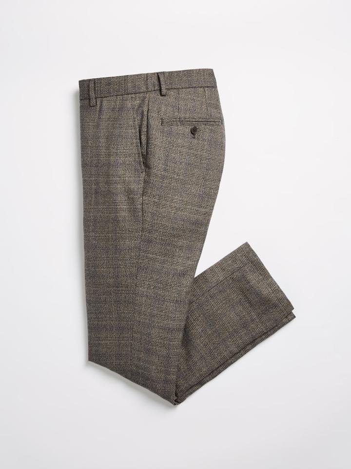 Frank + Oak The Newport Straight Chino - Glen Plaid
