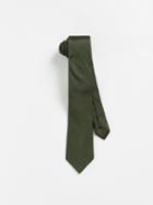 Frank + Oak Classic Slim Tie - Grey Green