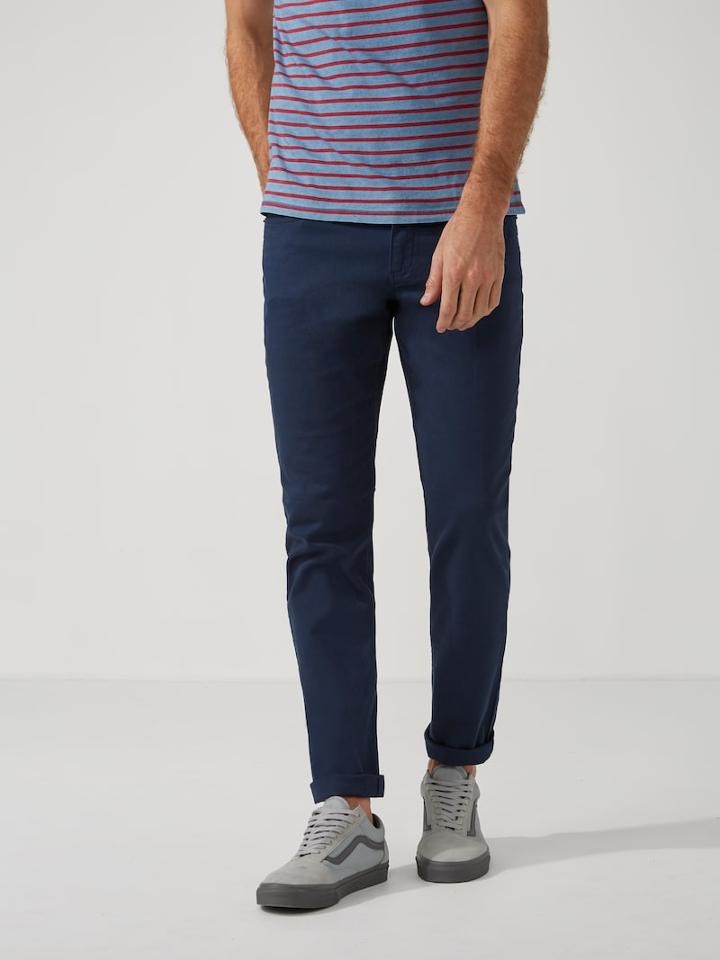 Frank + Oak The Lincoln 5-pocket Twill Pant In Dress Blue