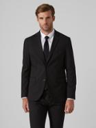 Frank + Oak The Laurier Stretch Suit Jacket In Black