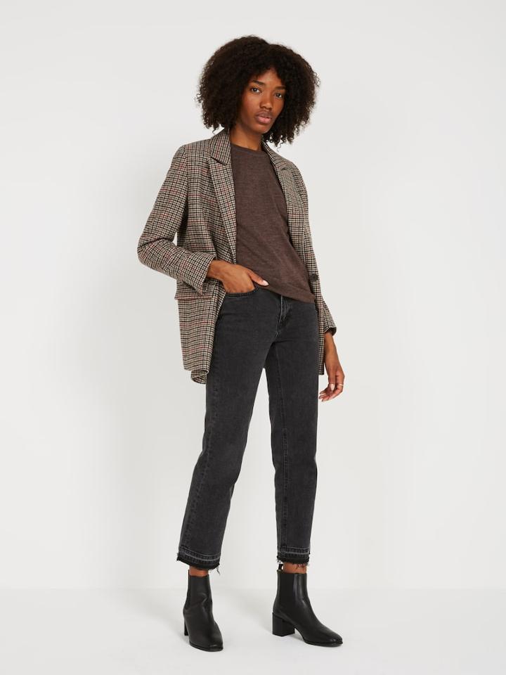 Frank + Oak Machine Washable Merino Wool Sweater - Rubber