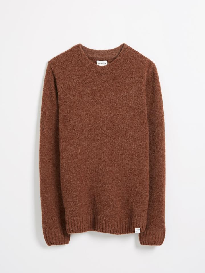 Frank + Oak The Nordique Multi-yarn Sweater - Russet