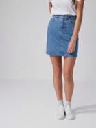 Frank + Oak Denim Mini-skirt In Light Denim